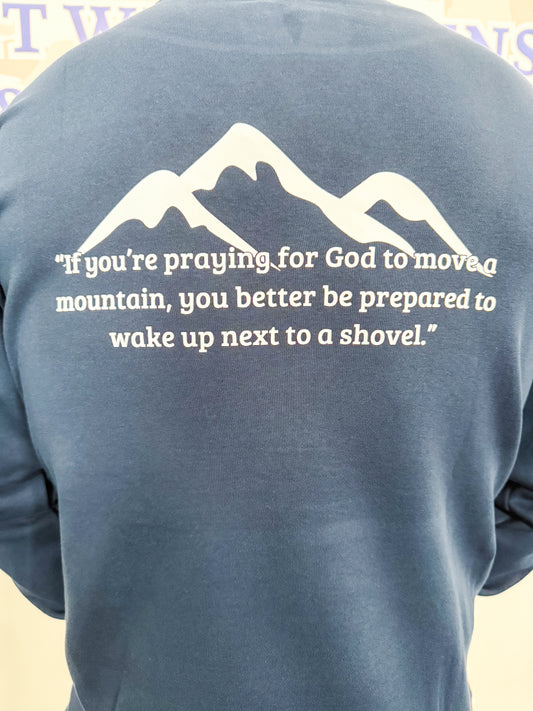 Adidas Navy Blue Unisex Sweatshirt