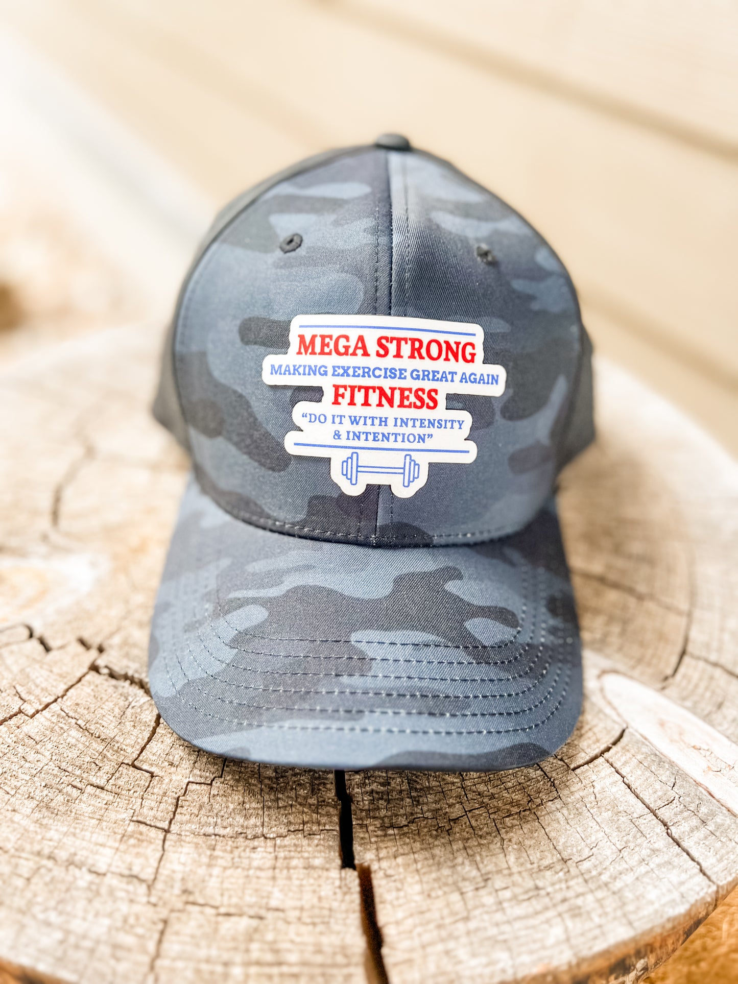 Unisex Black Camo Mega Strong Caps
