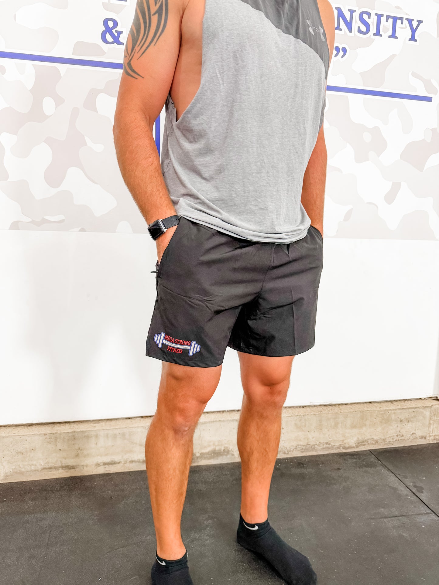 NEW! Black Men’s MSF Shorts