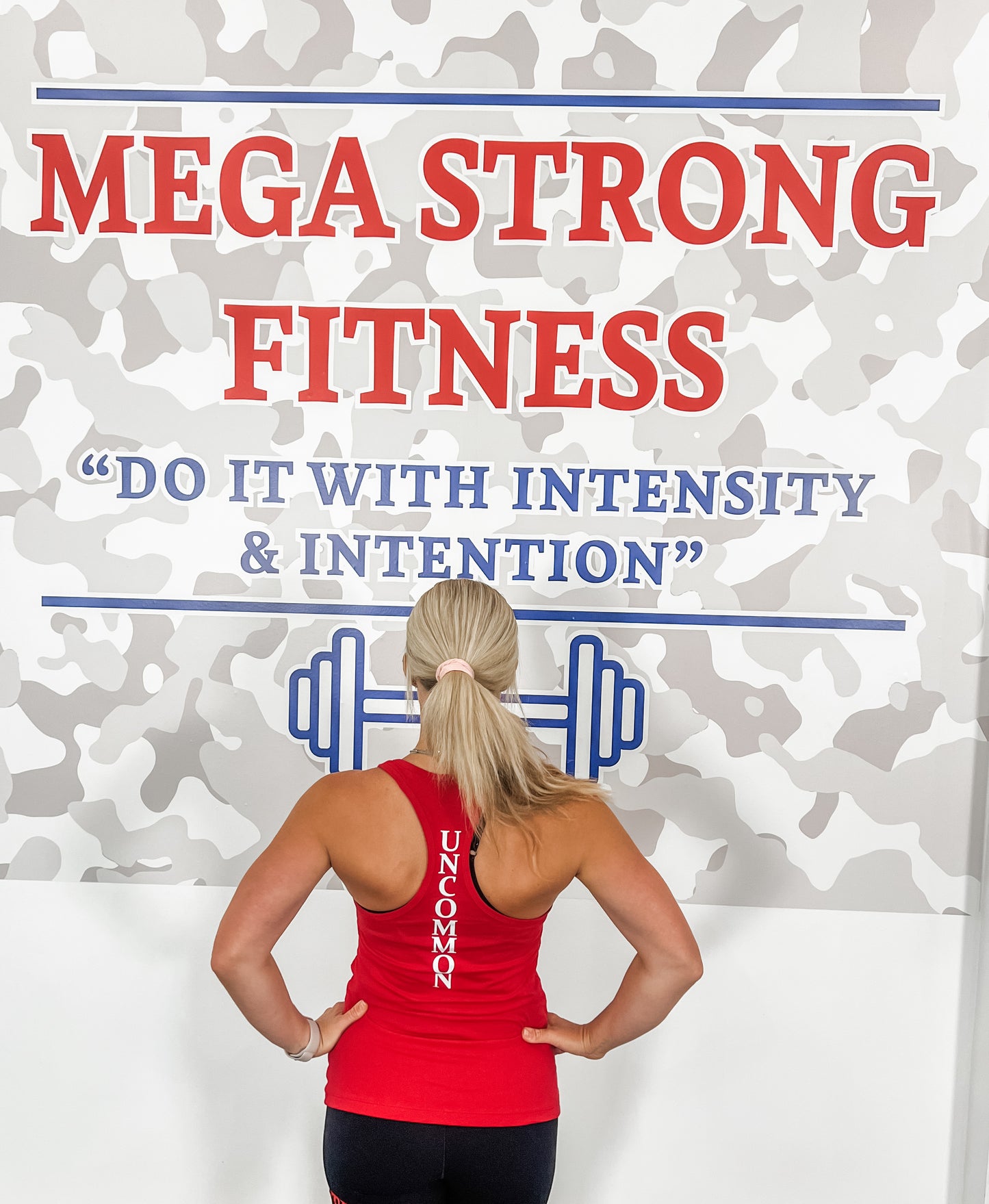 Red Mega Strong Fitted Tank