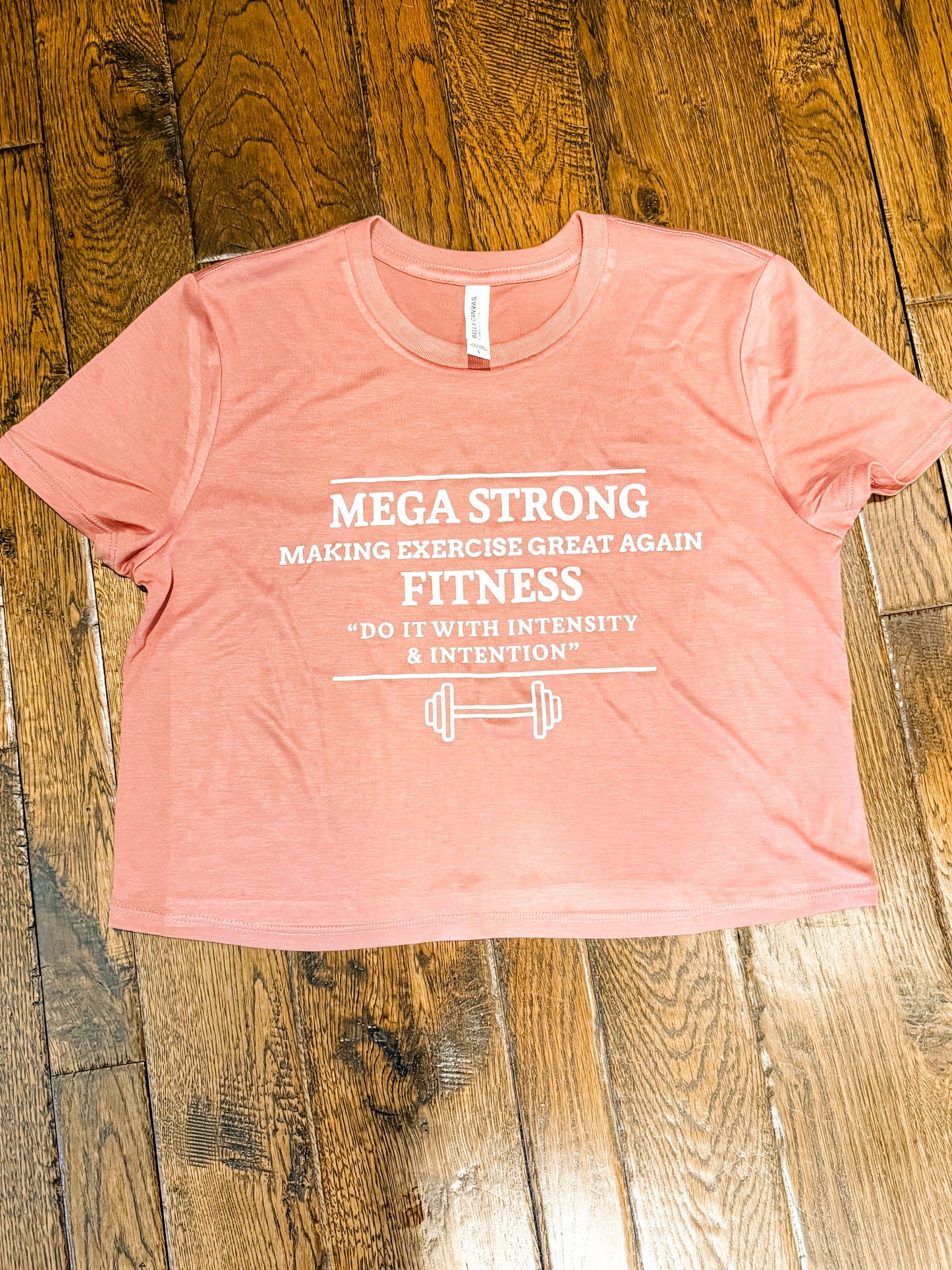 Cropped Mauve Tee