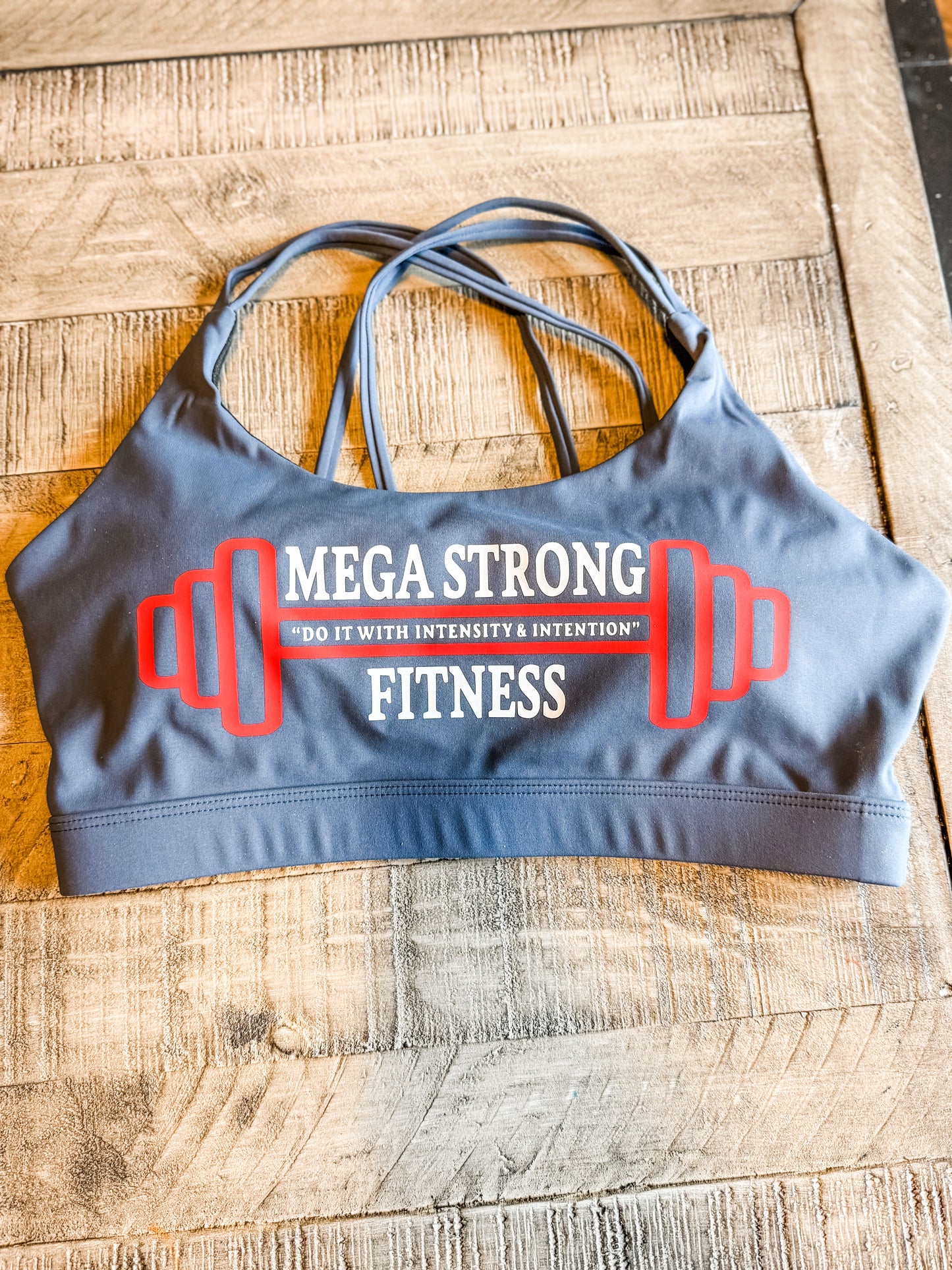Navy Blue Sports Bra