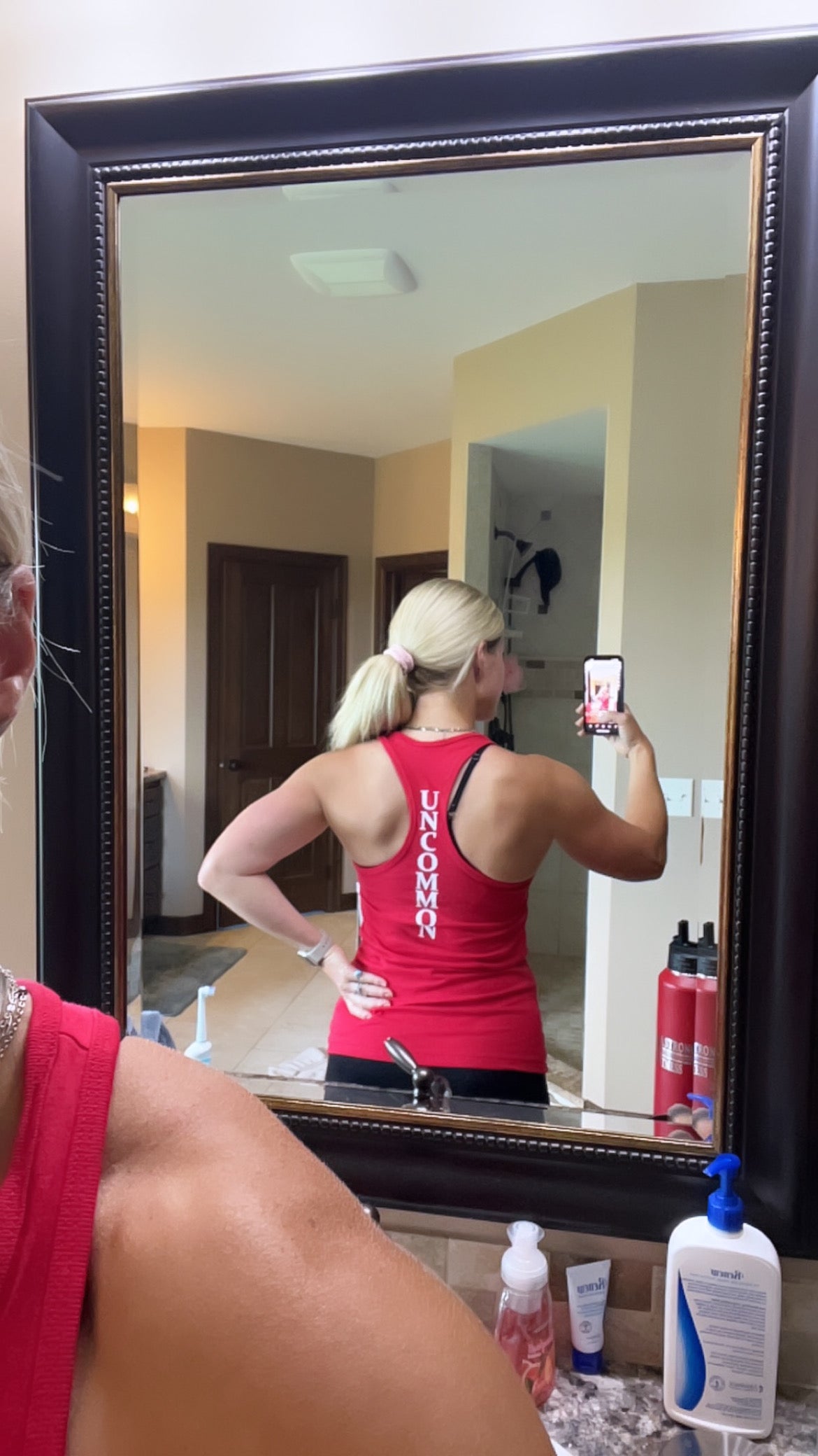 Red Mega Strong Fitted Tank