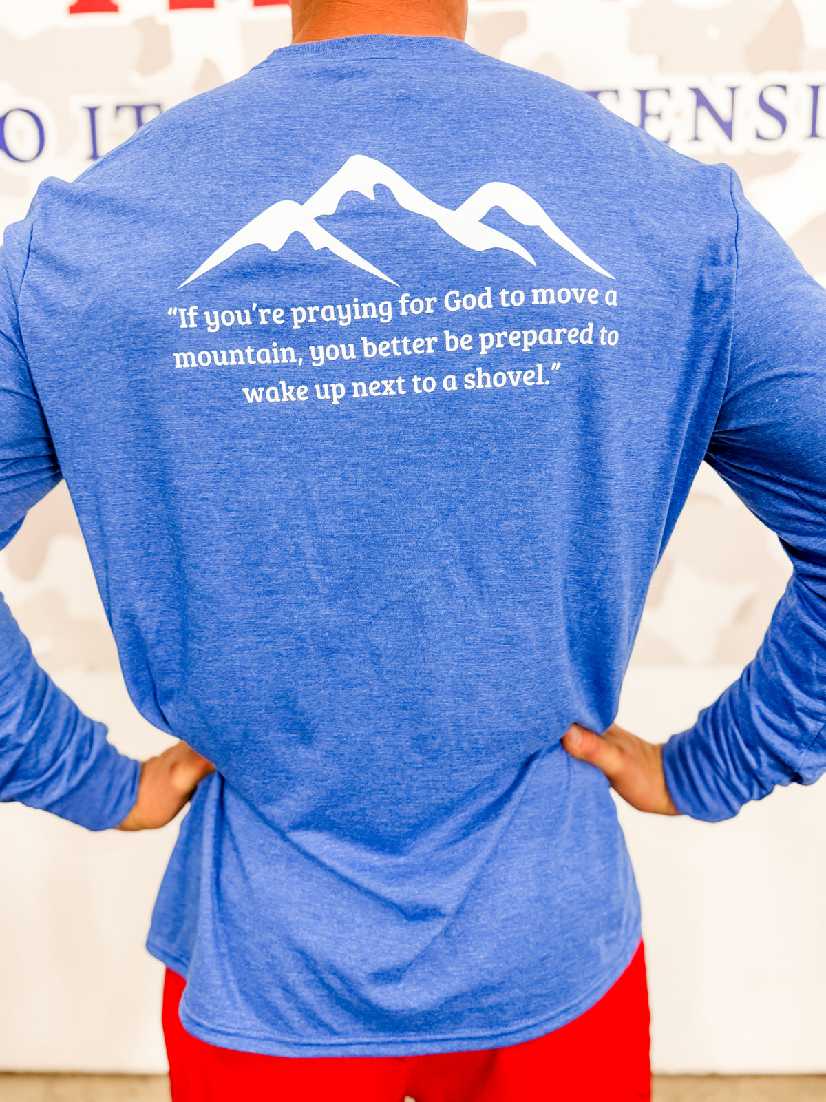 New! Unisex Long Sleeve “If you’re praying” Tee