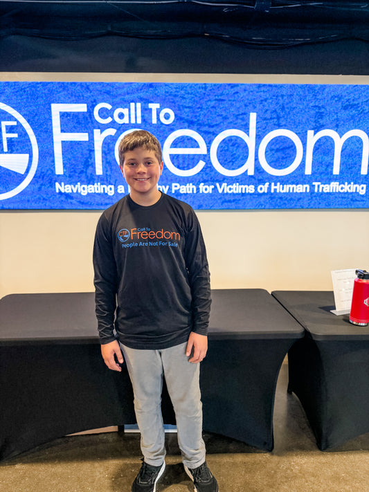 Call to Freedom Black Unisex Long Sleeve Tee