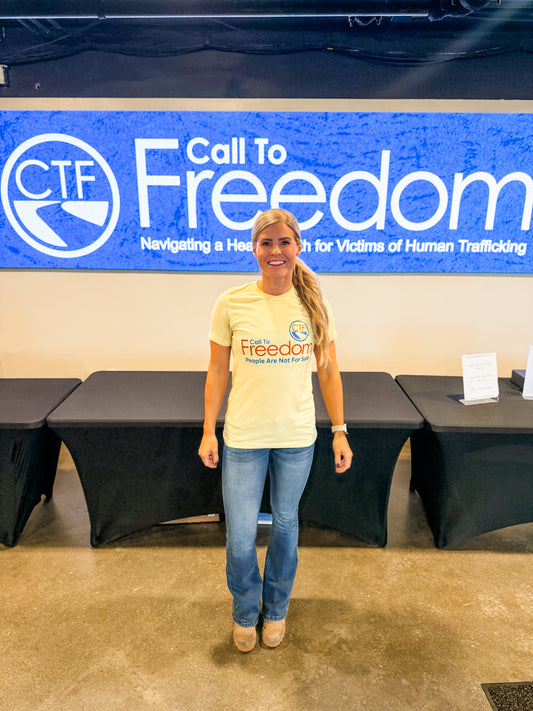 Call to Freedom Bright Yellow Unisex Tee