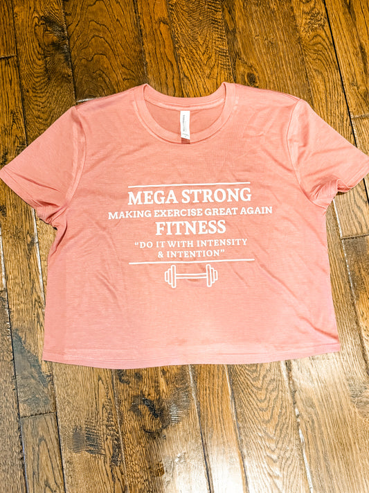 Cropped Mauve Tee