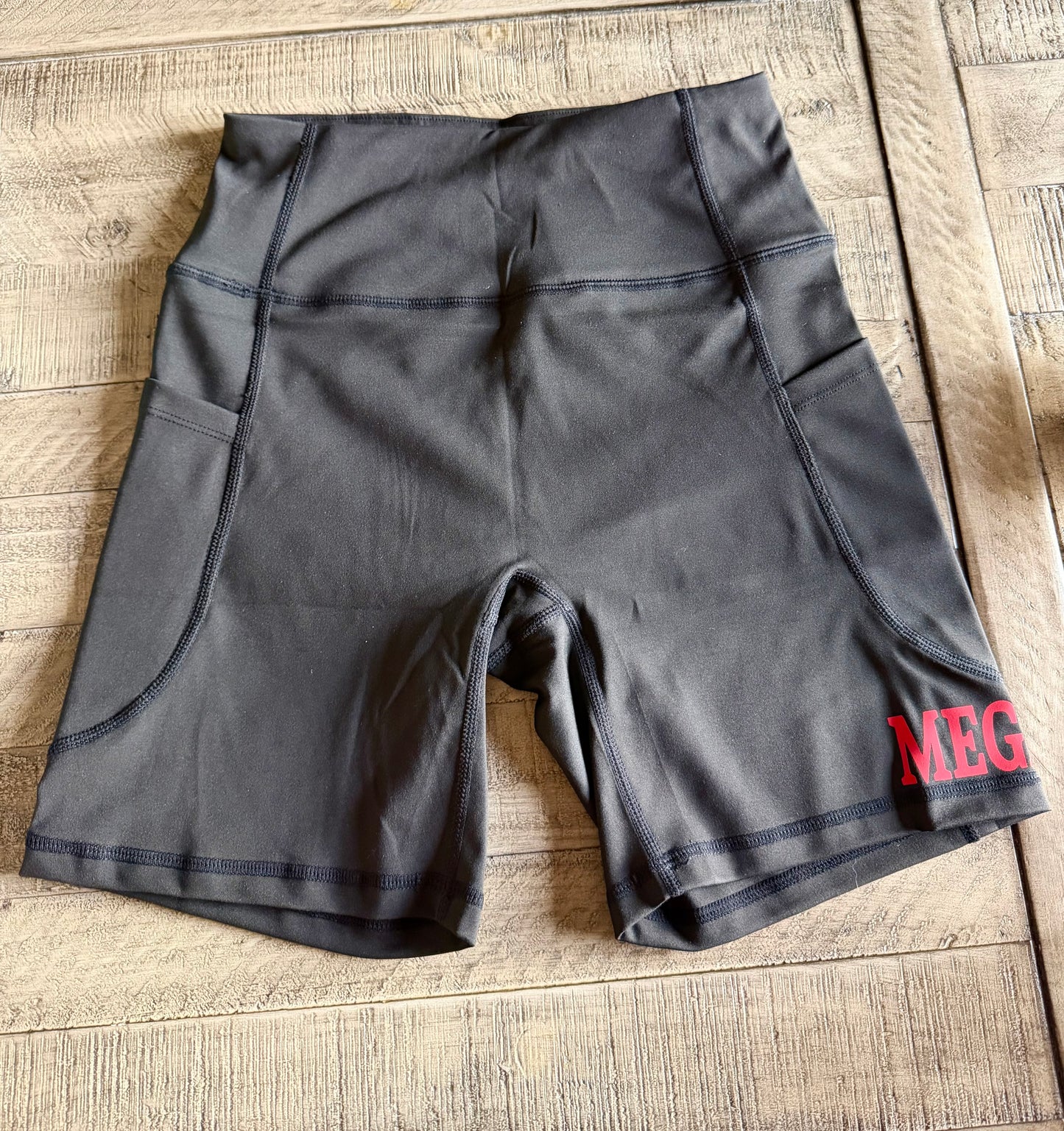 NEW! Women’s Black Spandex Pocket Shorts