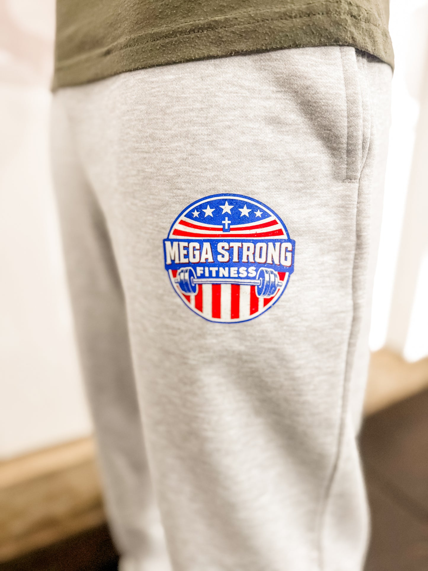 NEW! Unisex Gray Fleece Lined Sweatpants